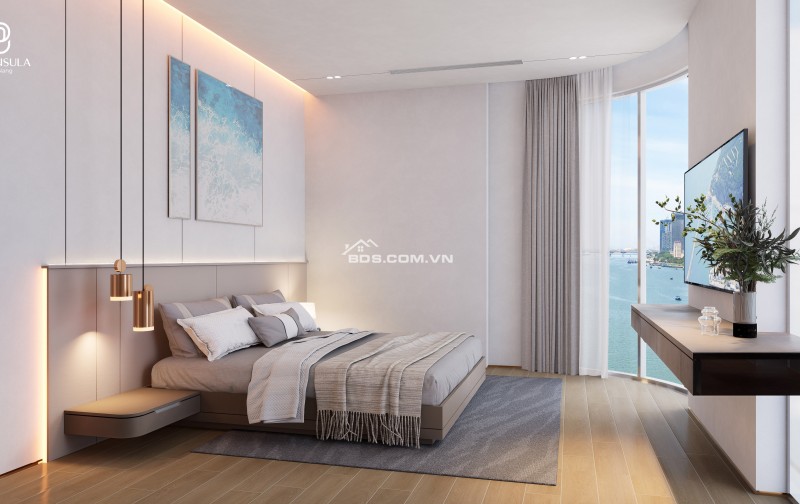 Peninsula Đà Nẵng - 1tỷ1 căn 2PN nội thất cao cấp mặt tiền sông Hàn